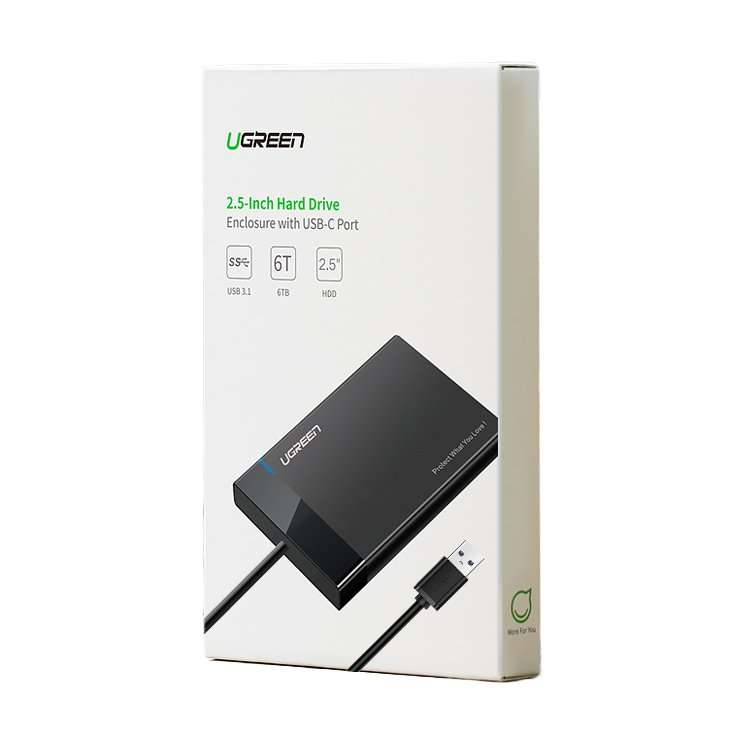 Kućište za HDD UGREEN 2.5'' USB 3.0 on SATA - maksimalni kapacitet 6 TB-1