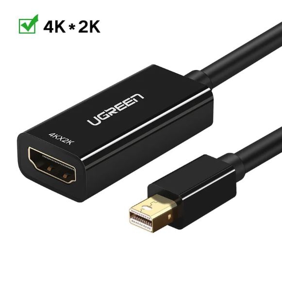 Kabel Mini DP na HDMI UGREEN (F, 4K, adapter) crna-2
