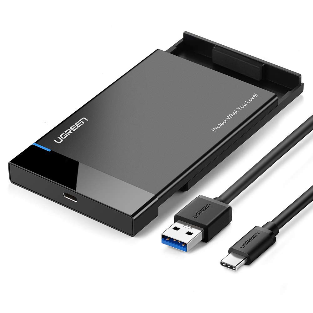 Kućište za HDD UGREEN (s USB-C ulazom, 2.5'') crna-0