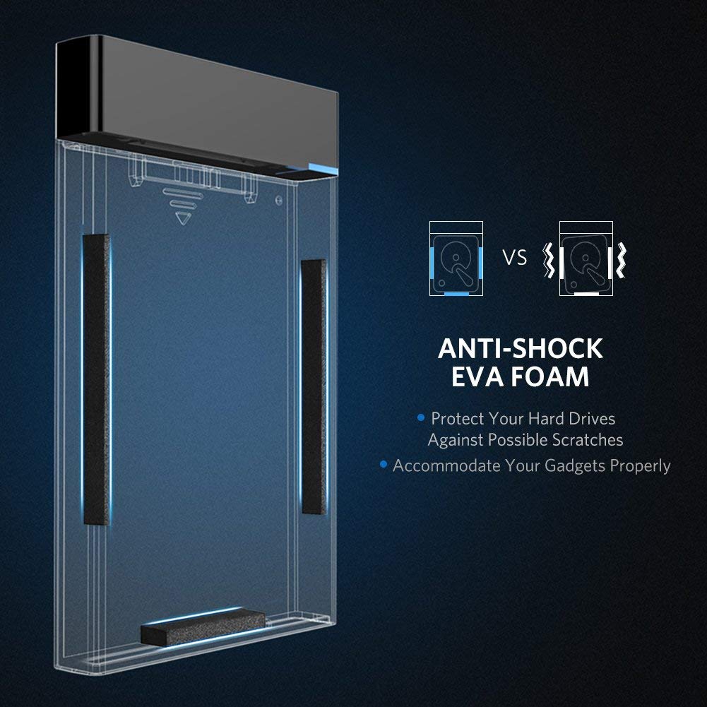 Kućište za HDD UGREEN (s USB-C ulazom, 2.5'') crna-4