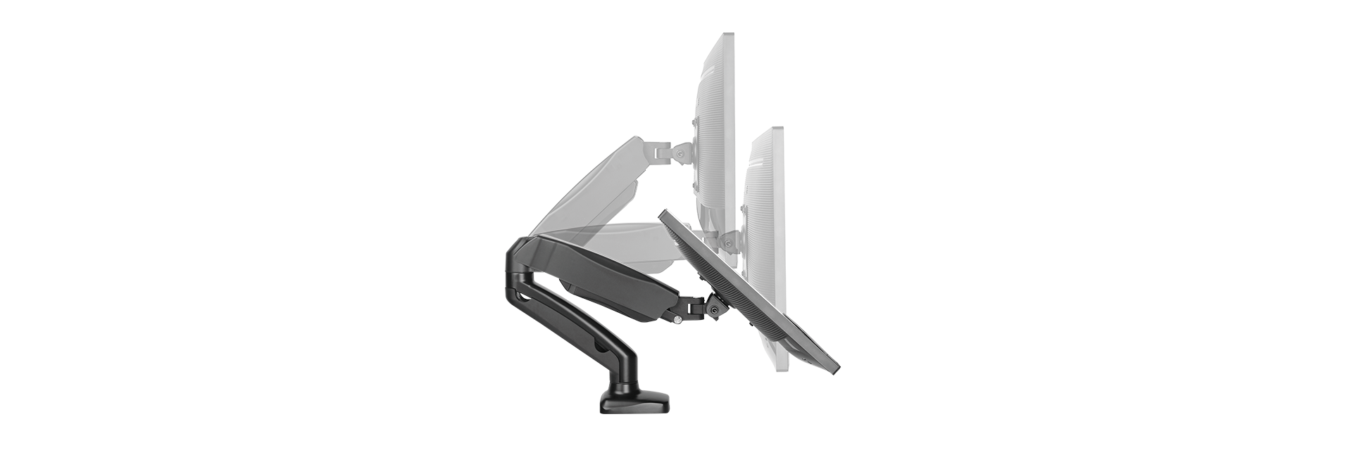 Nosač IcyBox za monitor do 27" na radnoj površini-5