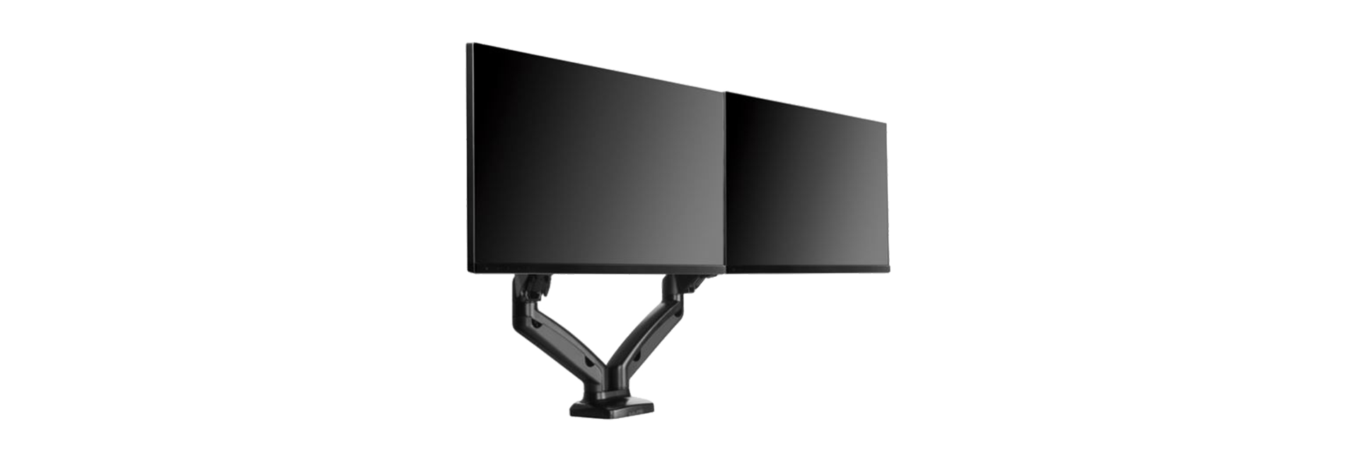 Nosač IcyBox za dva monitora do 27" na radnoj površini-6