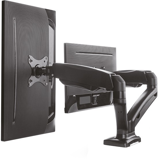 Nosač IcyBox za dva monitora do 27" na radnoj površini-18