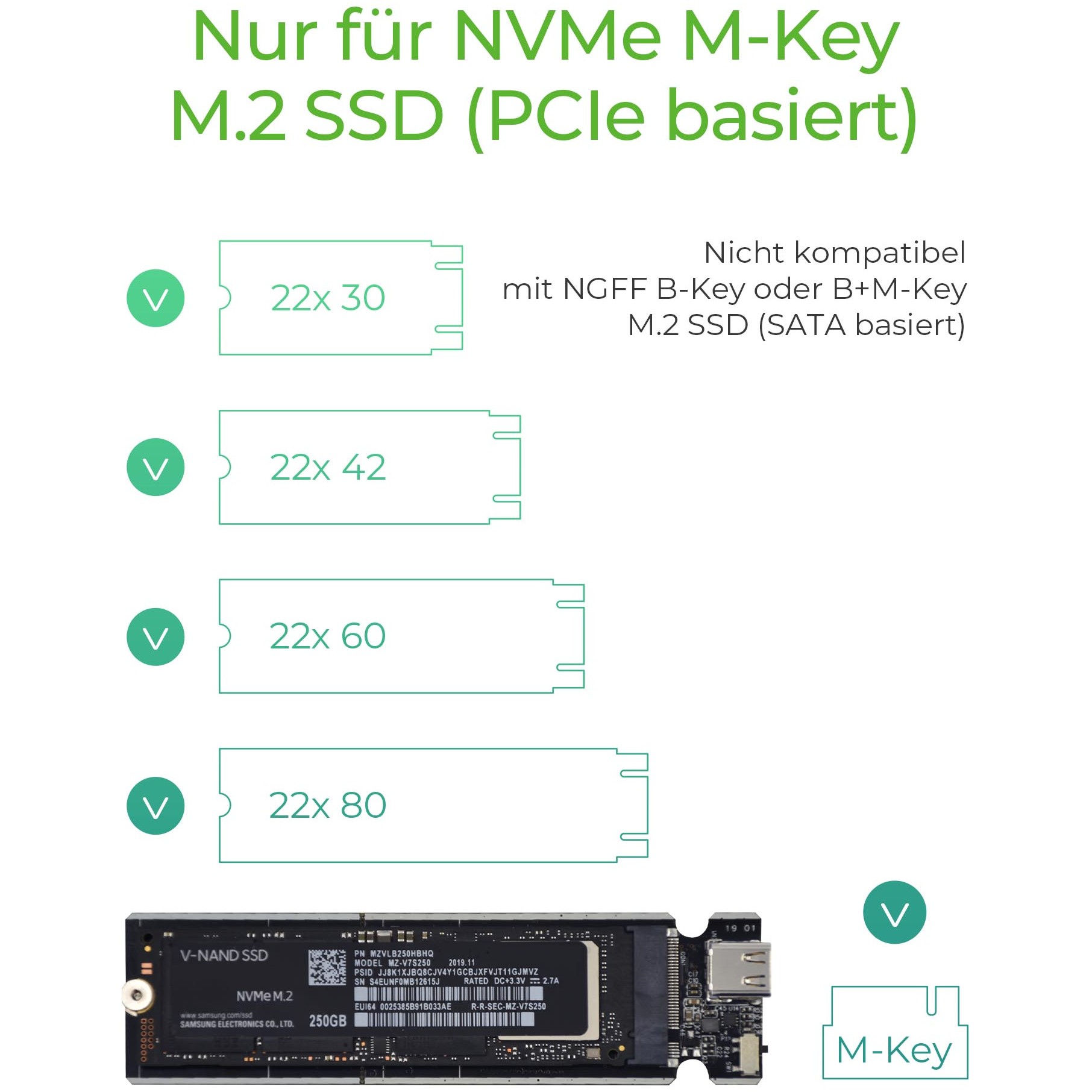 Kućište Icybox USB 3.1 za M.2 NVMe SSD-16