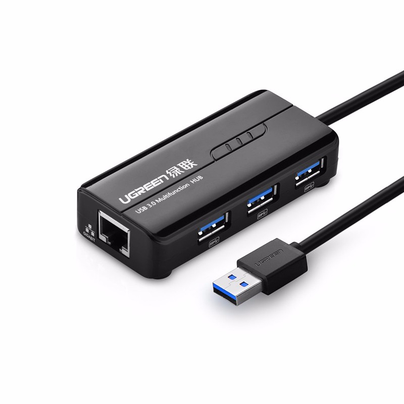 Hub USB 3.0 UGREEN (na 3x USB A i RJ45)