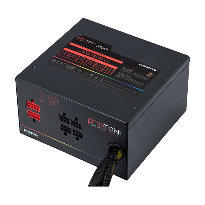 Napajanje CHIEFTEC Photon CTG-650C-RGB (650W, 80+ Bronze, Modularno, RGB)-12