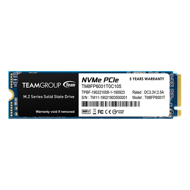 SSD disk Teamgroup (1 TB, M.2 NVMe, MP33 3D NAND 2280)-0