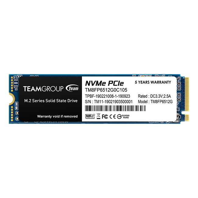 SSD disk Teamgroup (512 GB, M.2 NVMe, MP33 3D NAND 2280)-0