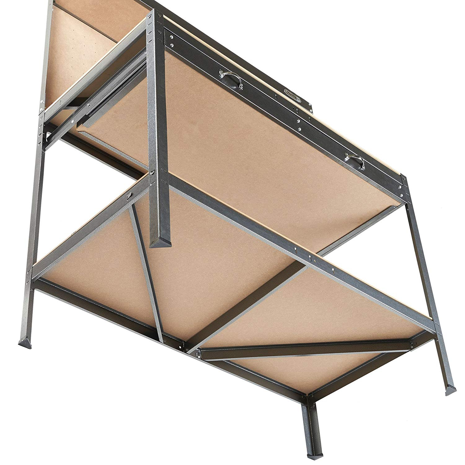Radni stol VONHAUS s perforiranom pločom (120cm, nosivost 230kg)-5