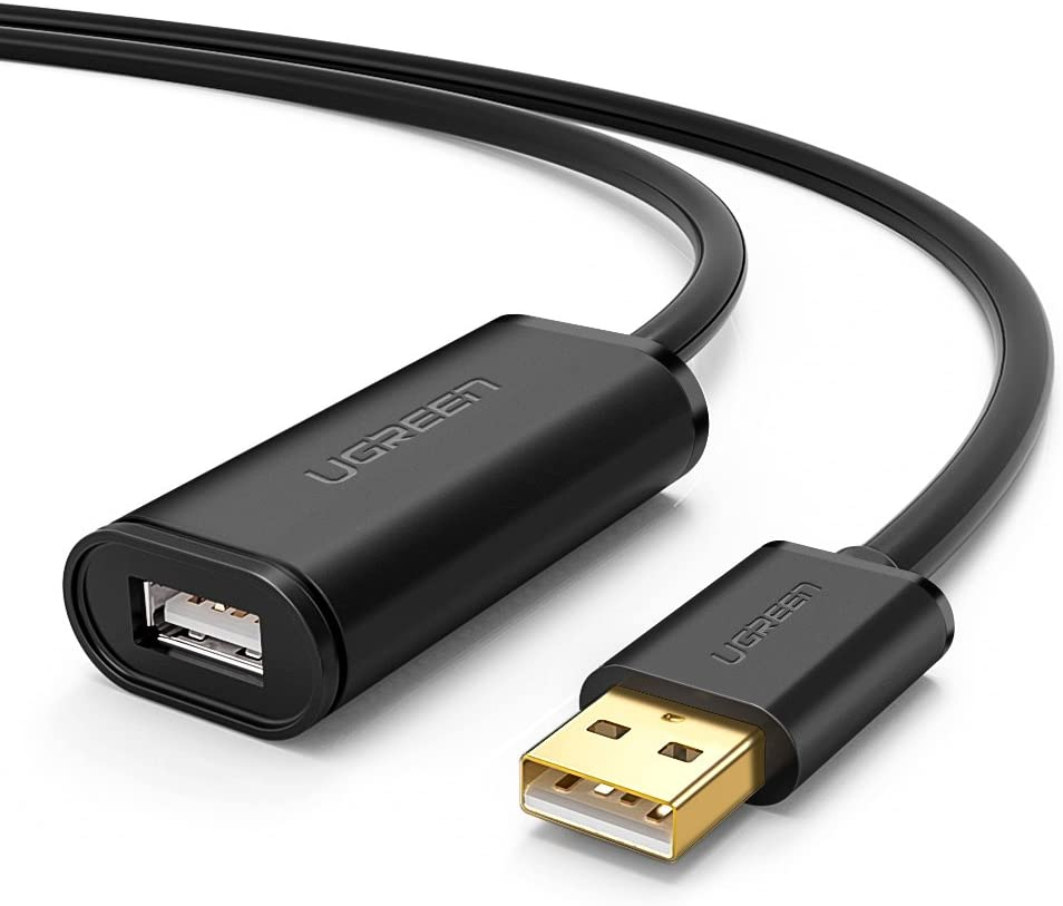USB aktivni produžni kabel UGREEN (USB 2.0, s pojačalom signala, 10 m)