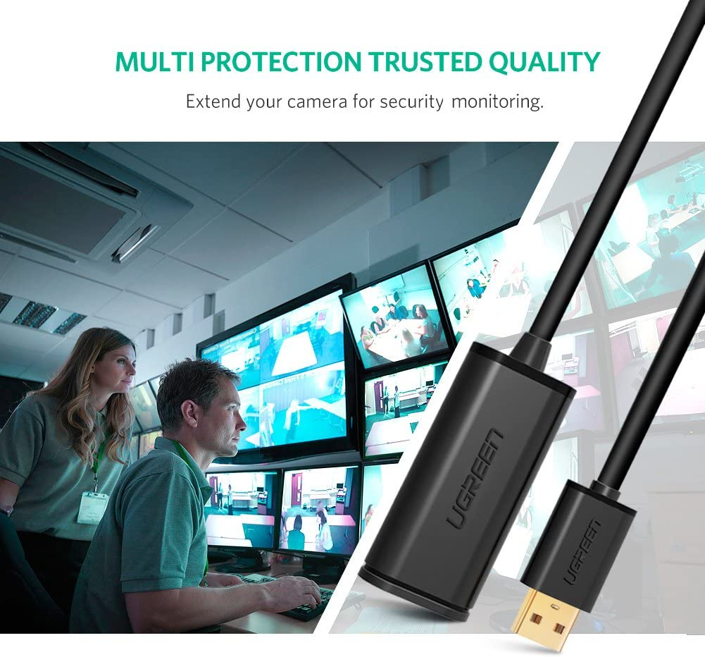 USB aktivni produžni kabel UGREEN (USB 2.0, s pojačalom signala, 20 m)-6