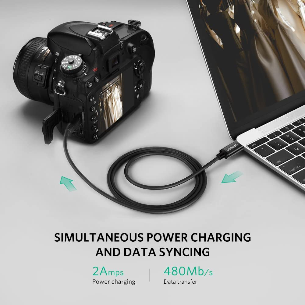 Kabel USB-C UGREEN (USB-C 2.0 na Mini USB 5Pin, M/M)-5