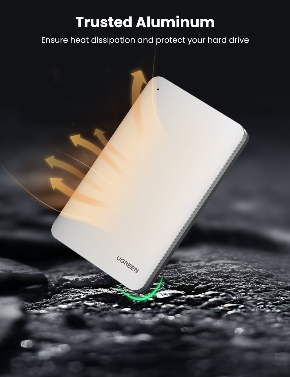 Kućište za SATA disk UGREEN (2.5'') srebrna-2