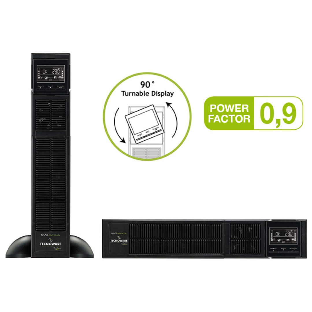 Neprekidno napajanje za 19" stalak ili toranj UPS Tecnoware EVO DSP PLUS 2400 RACK / TOWER-3