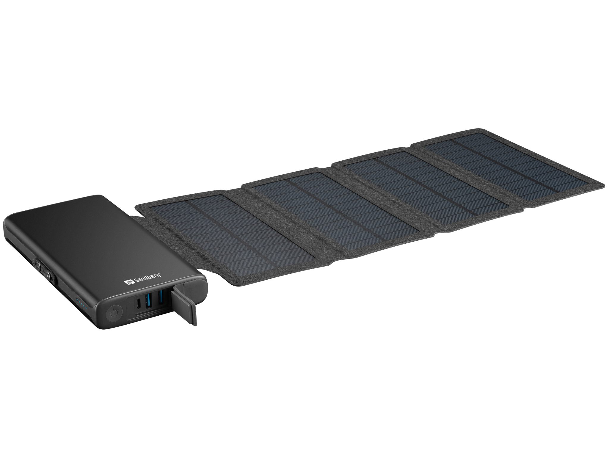 Panelna solarna prijenosna SANDBERG baterija 25.000 mAh