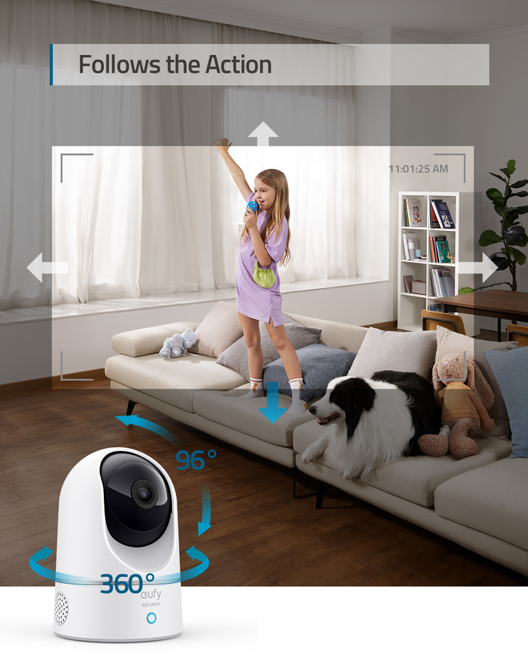 Pametna unutarnja kamera ANCHOR Eufy 2K 360 °-3
