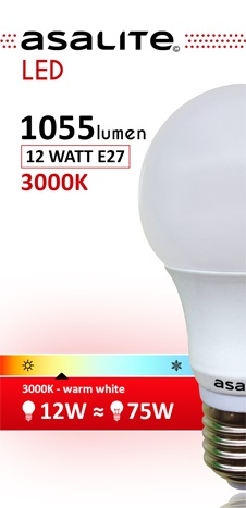LED žarulja E27 ASALITE 12W 3000K 1055lm-2