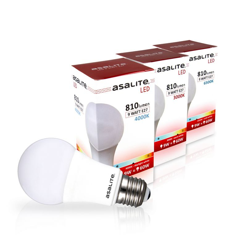 Led žarulja E27 ASALITE 9W 4000K 810lm