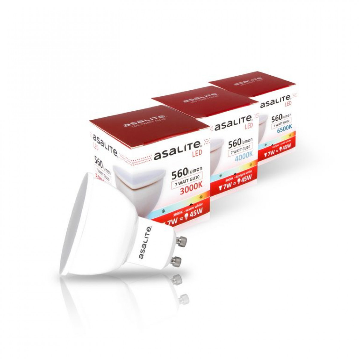 LED žarulja GU10 ASALITE 5W 6500K 410lm