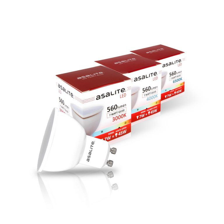 LED žarulja GU10 ASALITE 7W 6500K 560lm