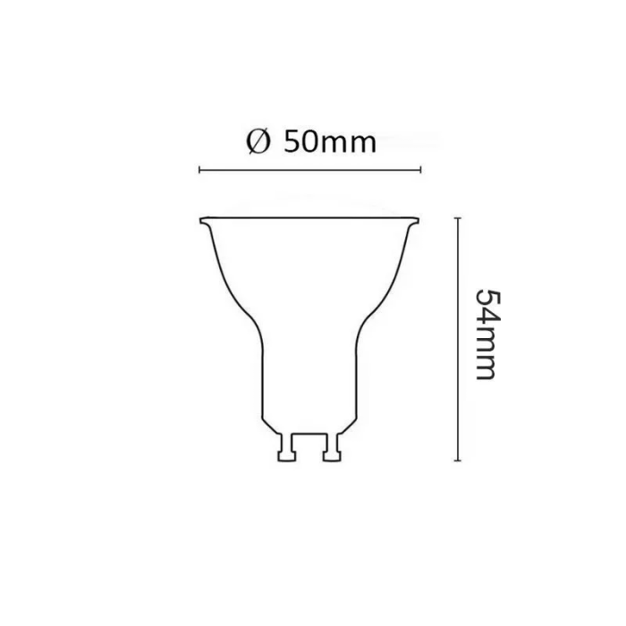 LED žarulja GU10 ASALITE 7W 6500K 560lm-2