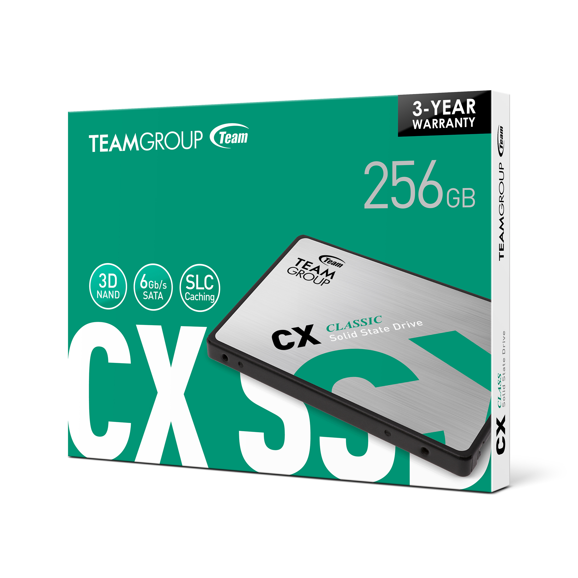 SSD disk Teamgroup (256 GB, CX2 3D NAND SATA 3 2.5 inča)-4