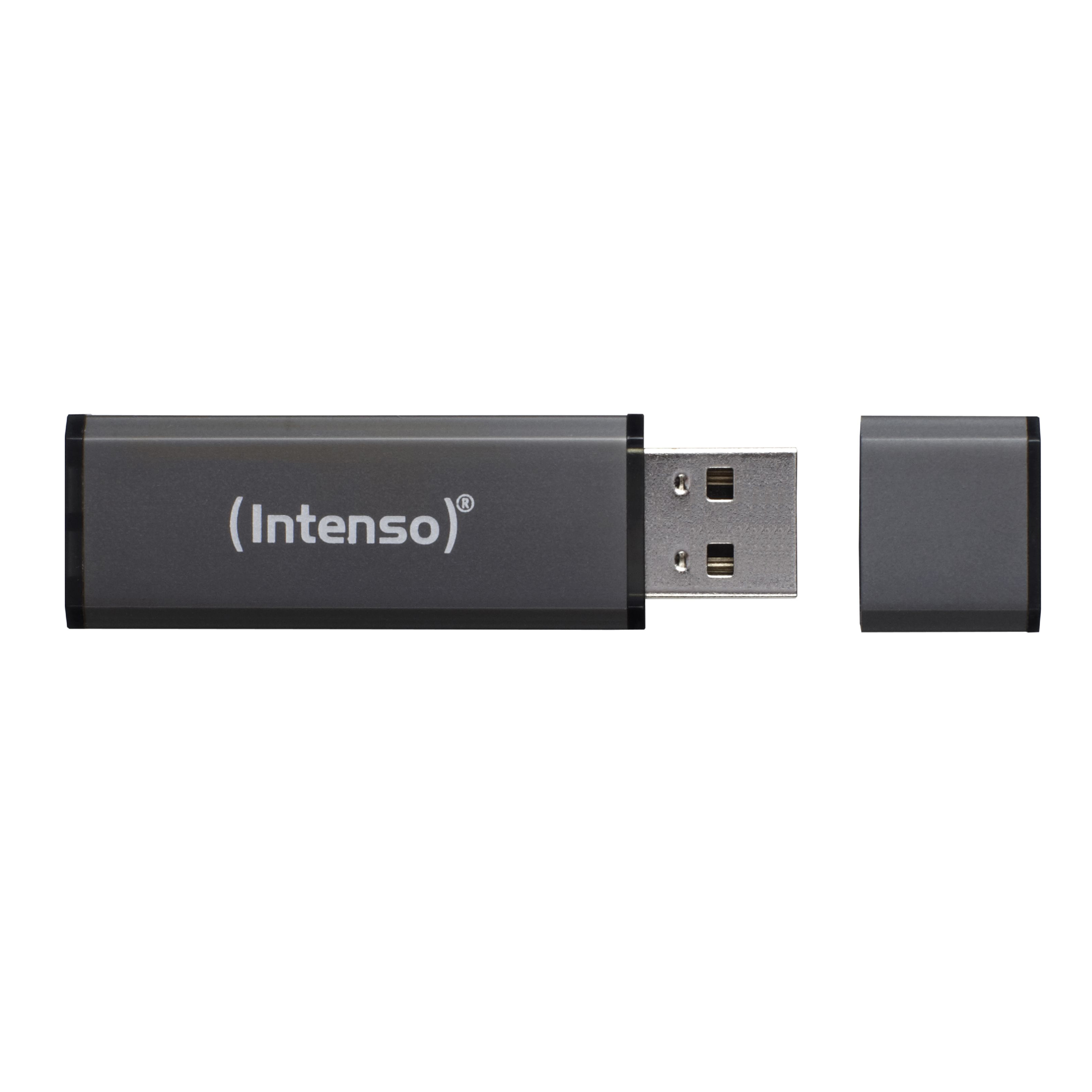 Memorijski stick INTENSO 16GB Alu Line (USB 2.0, antracit)-1