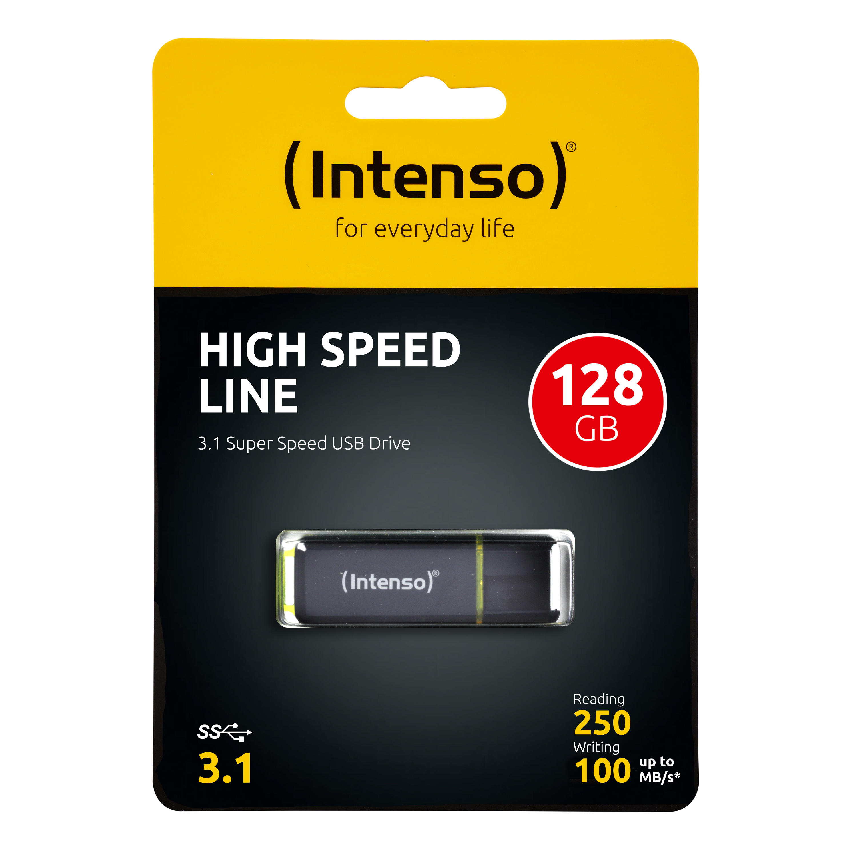 USB stick INTENSO 128GB High Speed Line (USB 3.1, 250/100 MB/s)-2
