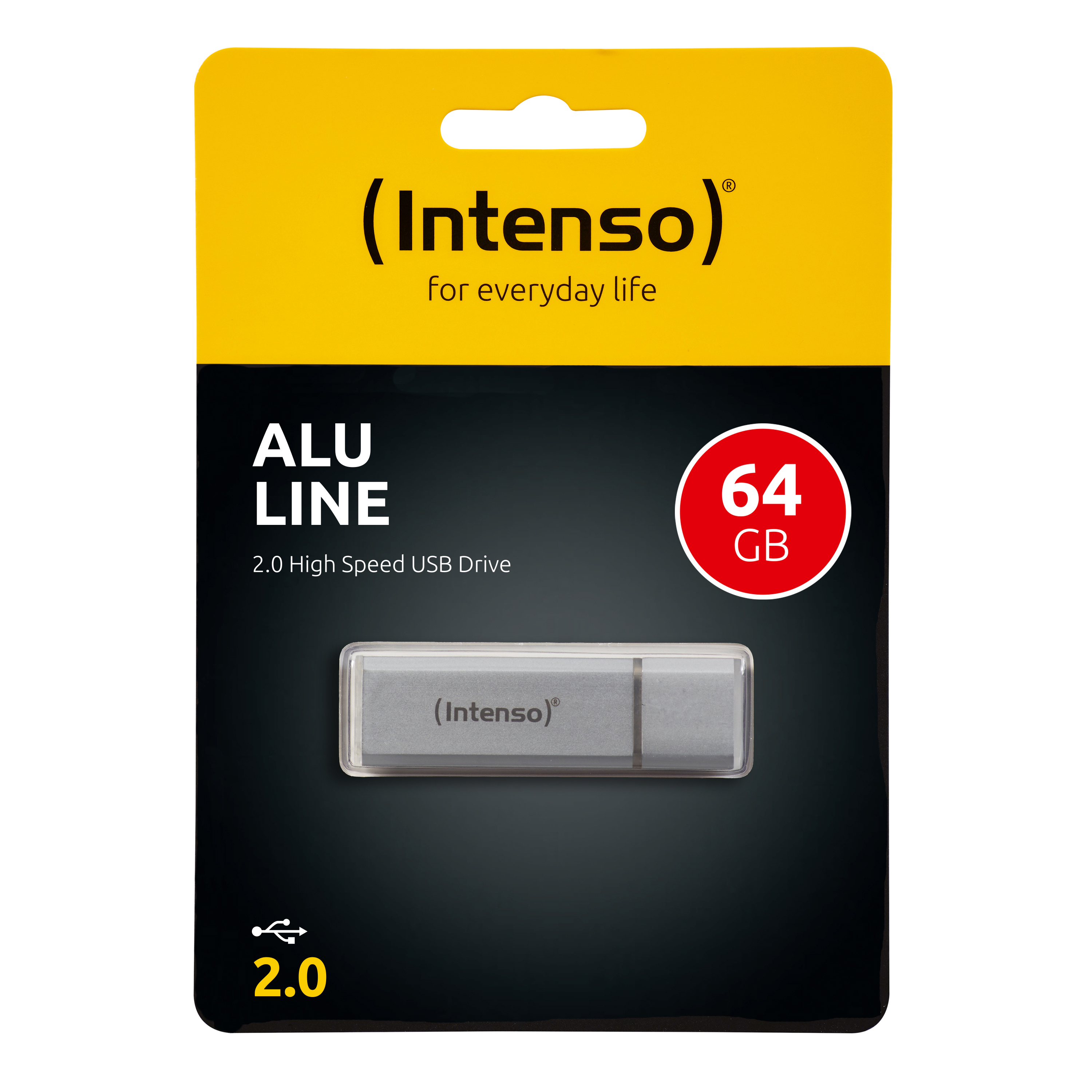Memorijski stick INTENSO 64GB Alu Line (USB 2.0, srebrna)-2