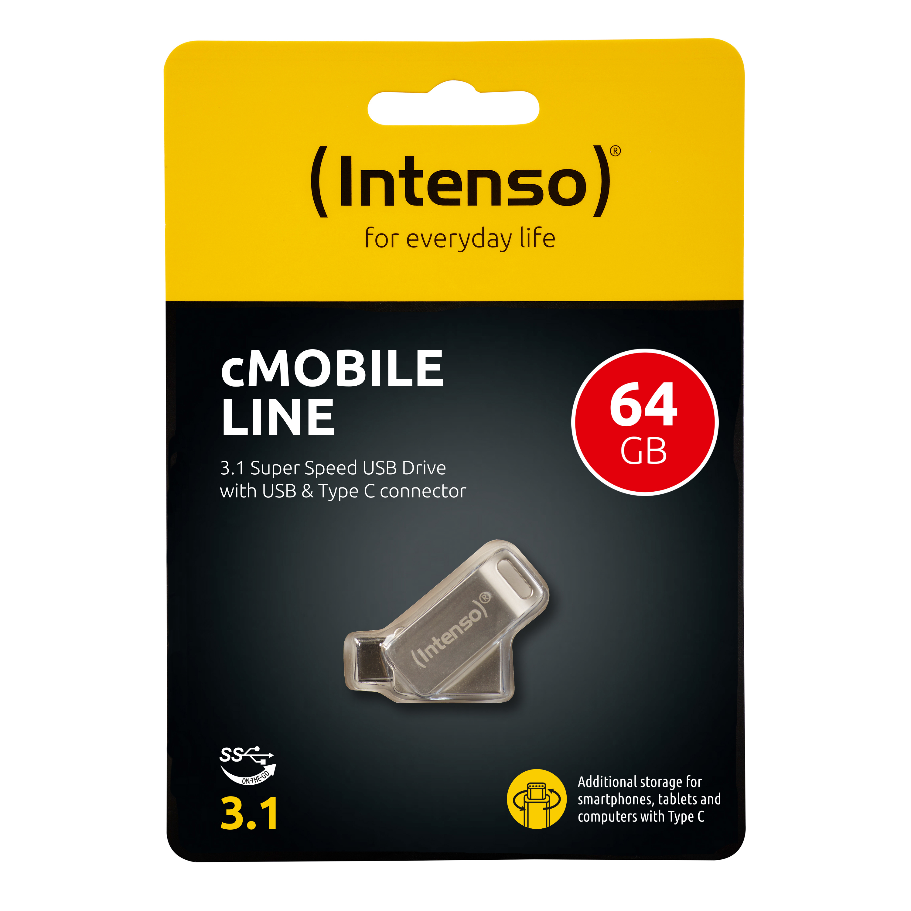 Memorijski stick INTENSO 64GB cMobile Line (USB 3.0 / USB C)-2