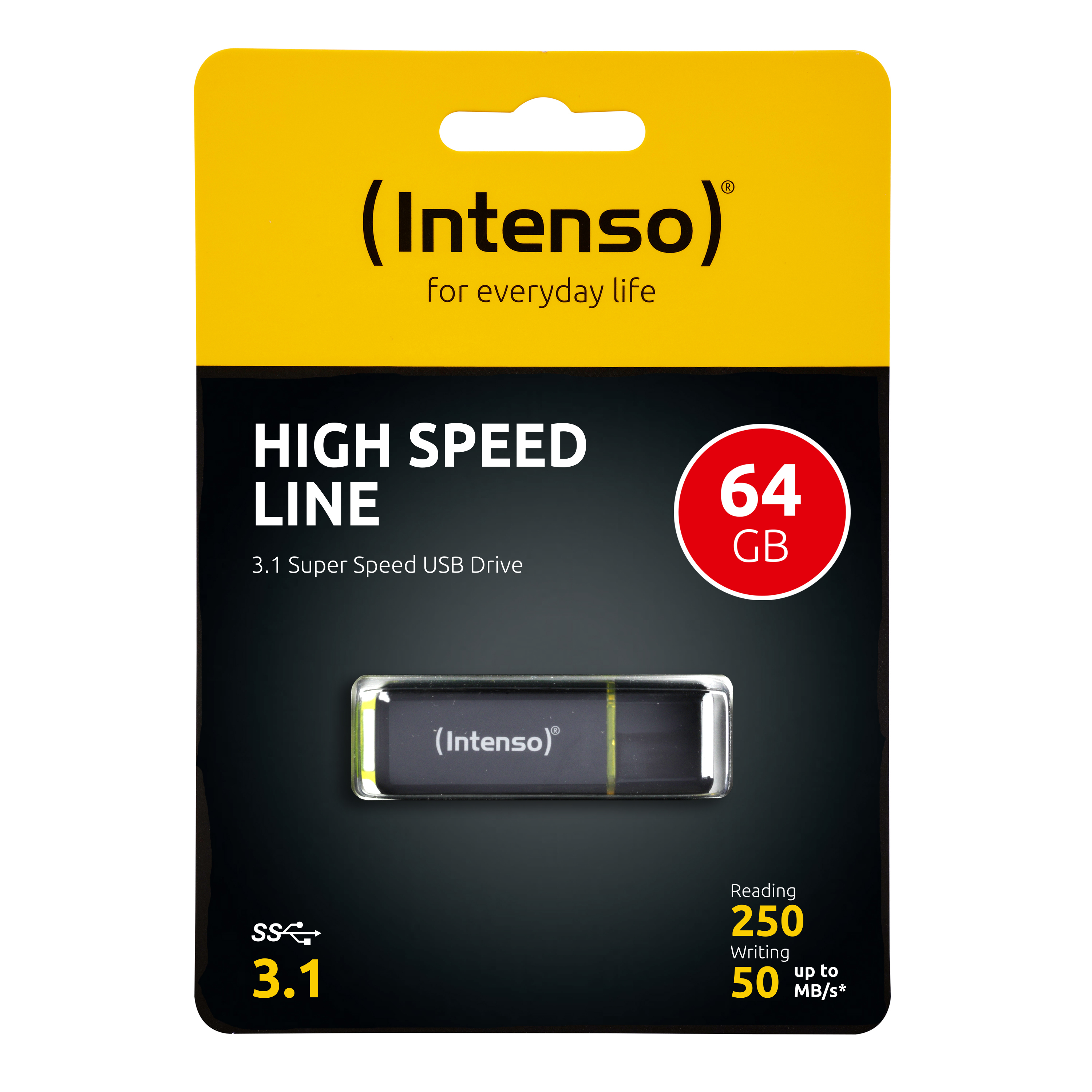 Memorijski stick INTENSO 64GB High Speed Line (USB 3.1, 250/50 MB/s)-2