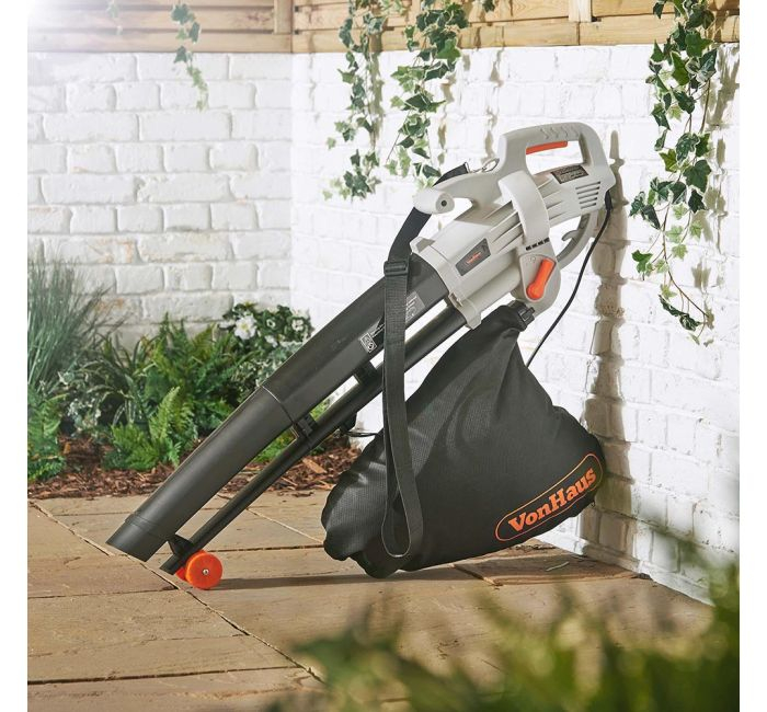 VONHAUS 3in1 electric blower, leaf vacuum cleaner and mulcher 35L-7