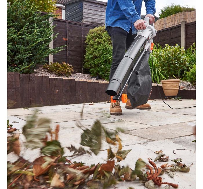 VONHAUS 3in1 electric blower, leaf vacuum cleaner and mulcher 35L-4