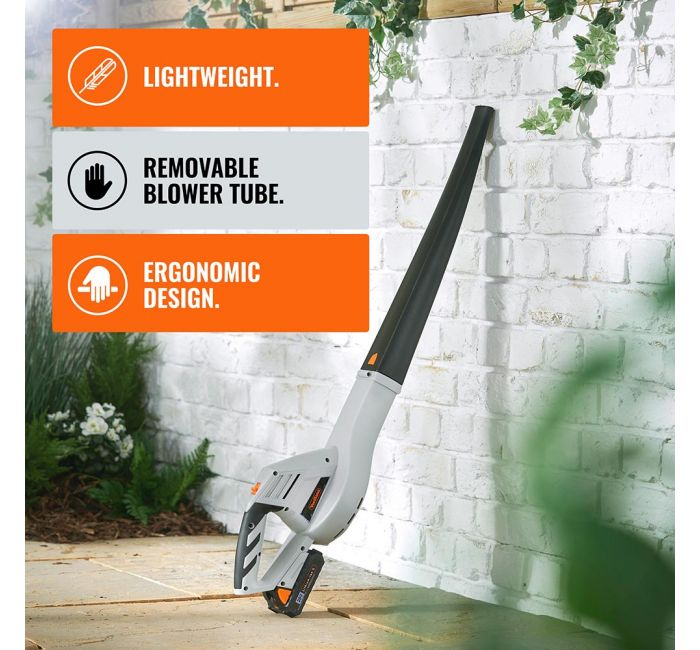 Akumulatorski puhač za lišće VONHAUS G-Series (max. 20V, 12,000 rpm, 12 minuta rada, 1 sat punjenja, 1.71kg)-6