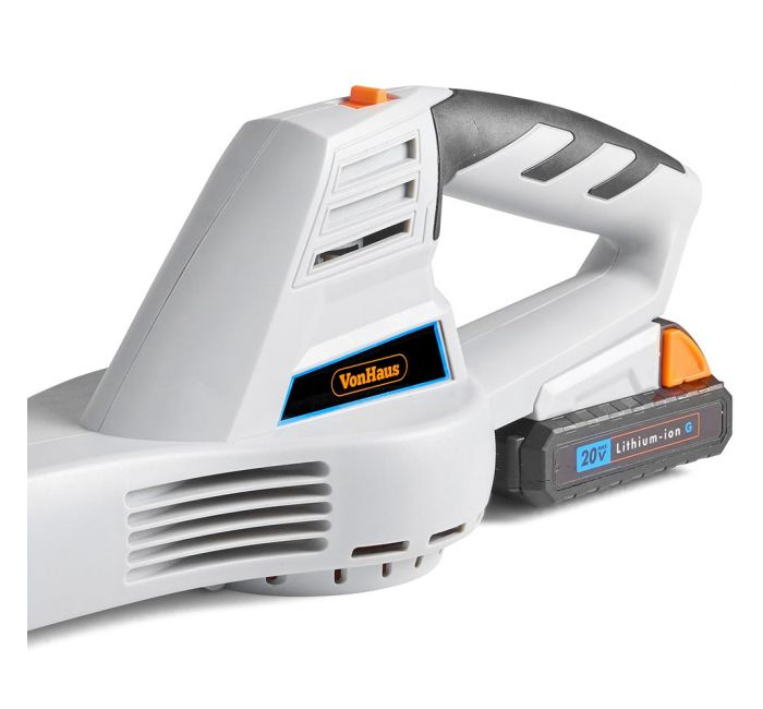 Akumulatorski puhač za lišće VONHAUS G-Series (max. 20V, 12,000 rpm, 12 minuta rada, 1 sat punjenja, 1.71kg)-4