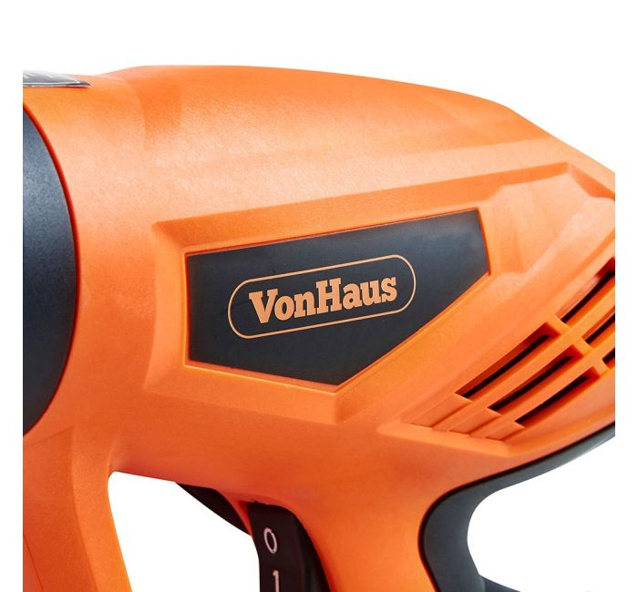 Pištolj na vrući zrak VONHAUS 2000W (220 - 240V, 2000W, maksimalna temperatura 550 °C, minimalna temperatura 350 °C, duljina kabela 1.8 m)-2