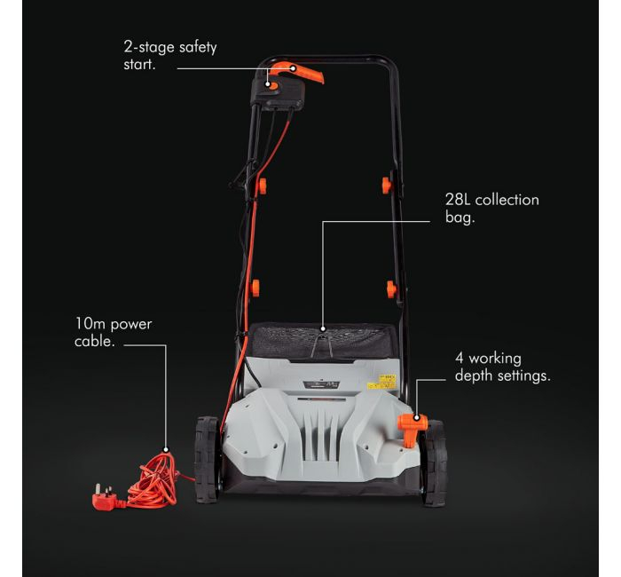Električni prozračivač travnjaka VONHAUS 1300W-2
