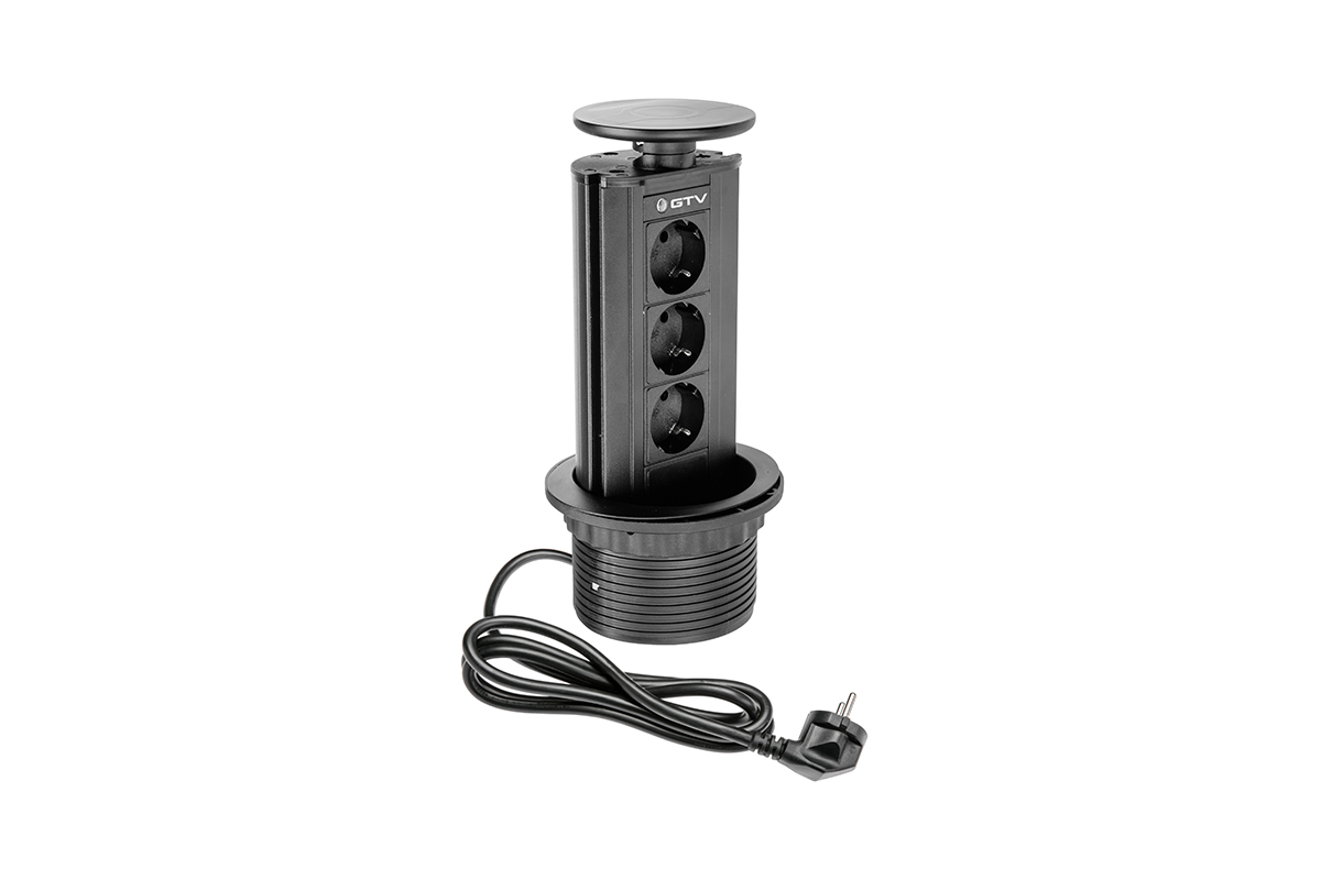 Ugradbena utičnica GTV AE-BPW3GS-20 (3x 230V, Ø100mm)-0
