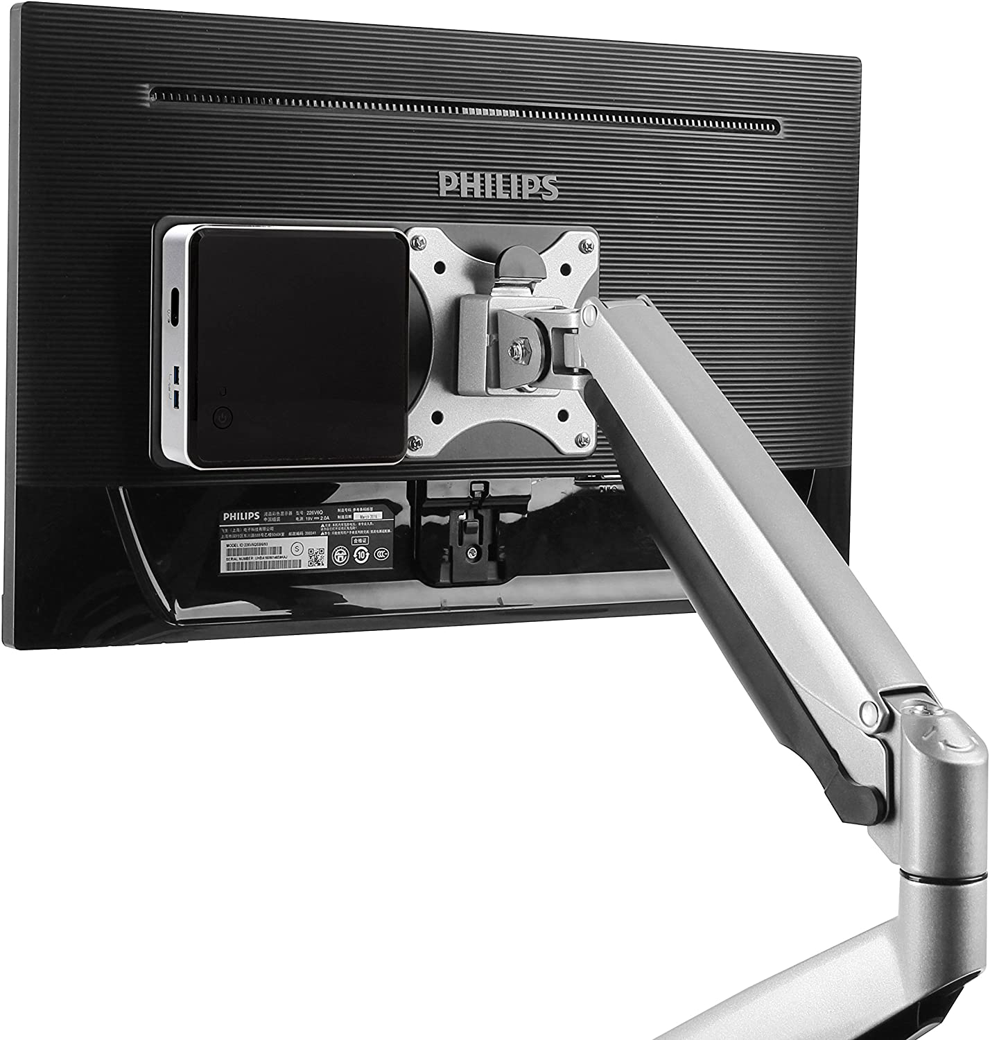 VESA bracket for Intel NUC computers 75x75 and 100x100mm-2
