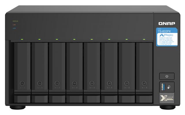 Server QNAP NAS za 8 diskova/ 4GB RAM/ 2x 10Gb SFP+/ 2x 2.5Gb mreža-4
