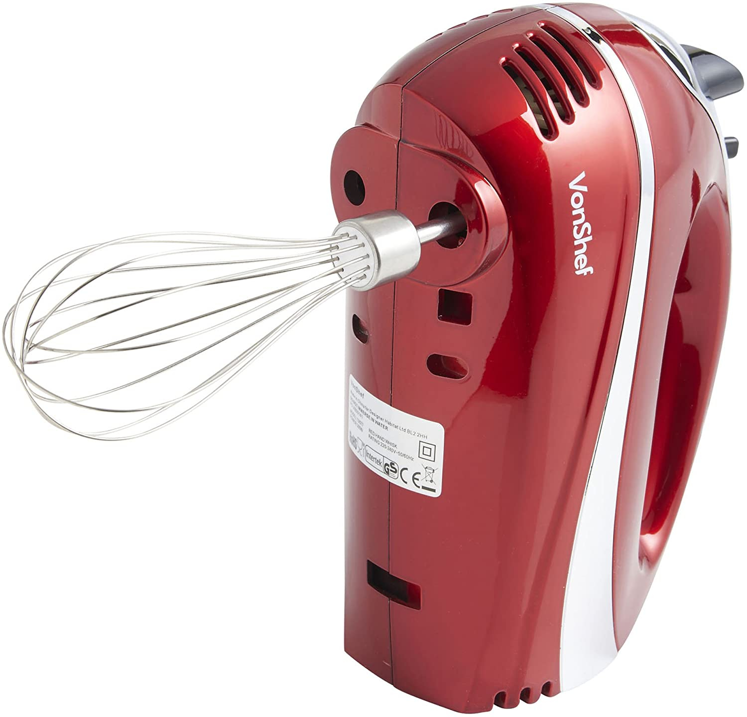 Profesionalni mikser VONSHEF (300 W) crvena-6