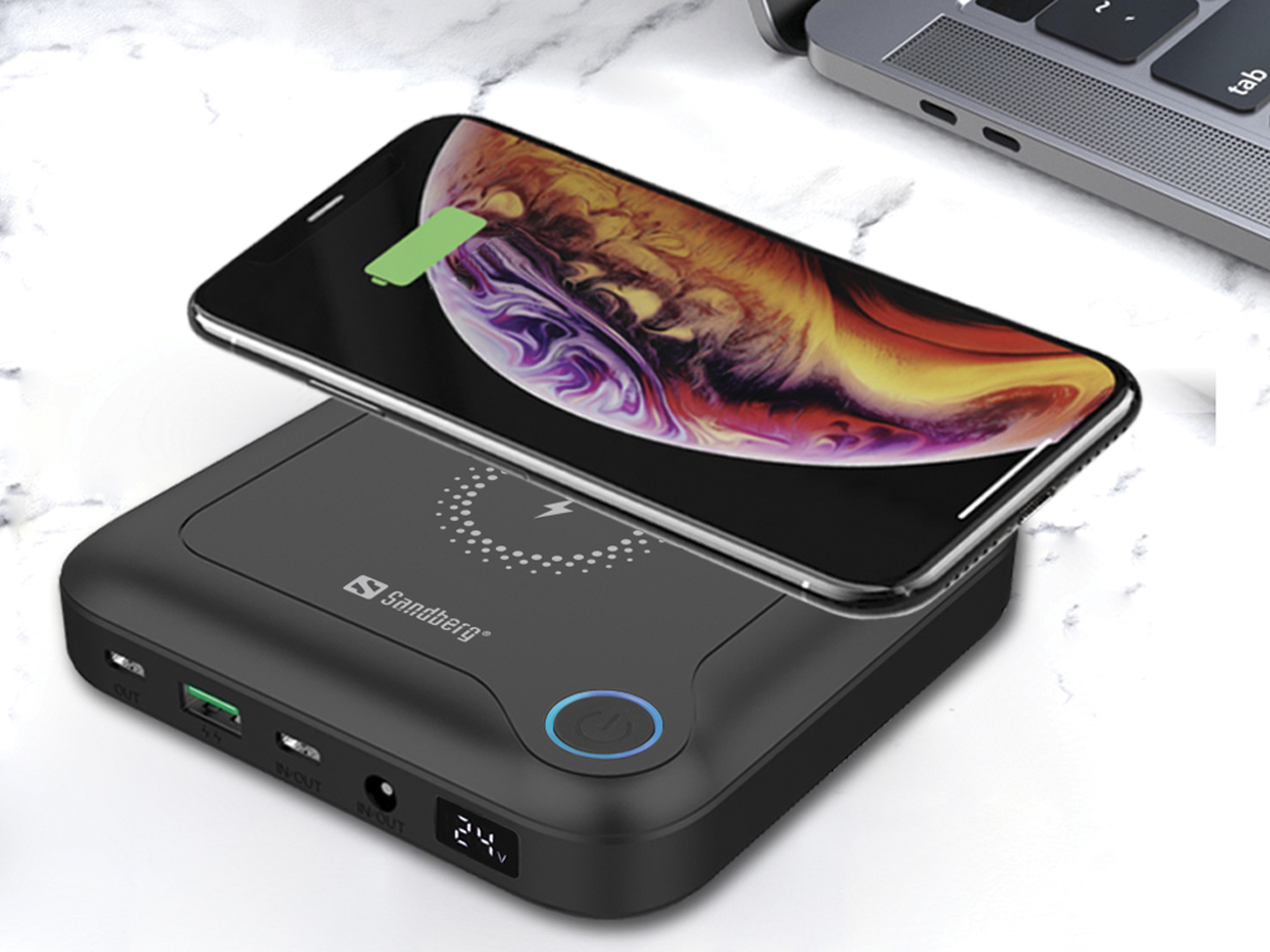 Prijenosna baterija SANDBERG All-in1 Laptop Powerbank 24000-1