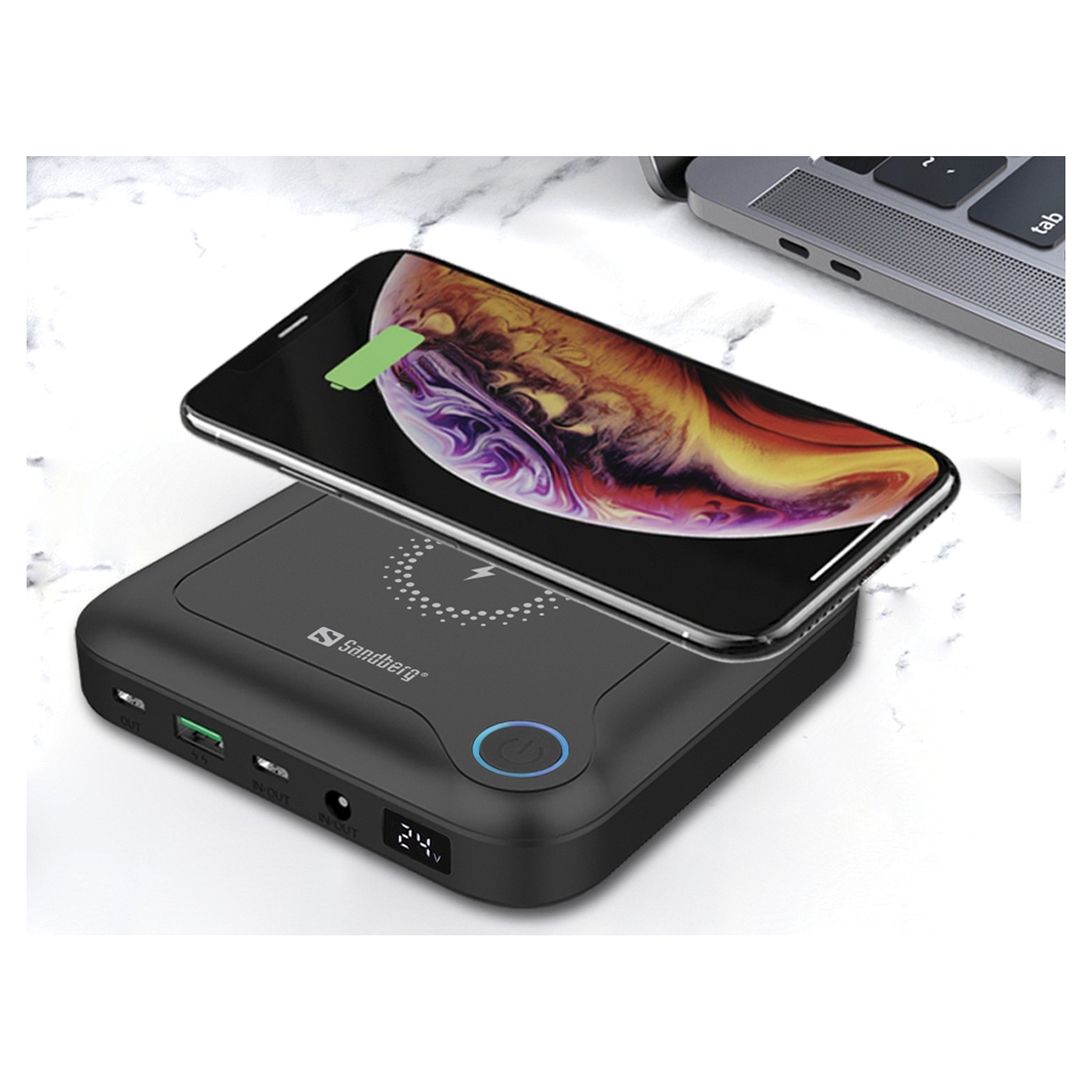 Prijenosna baterija SANDBERG All-in1 Laptop Powerbank 24000-10