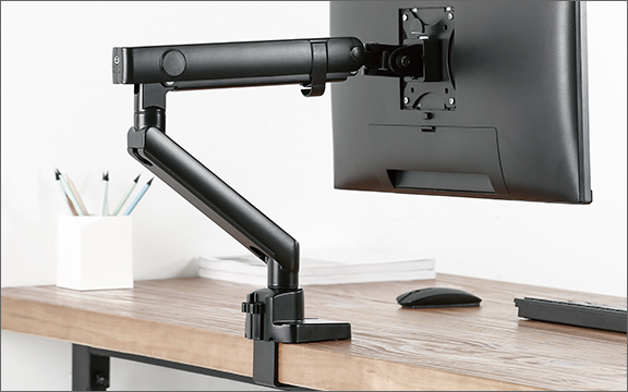Nosač IcyBox za monitor do 32" s montažom na rub stola-7