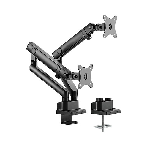 Nosač IcyBox za dva monitora do 32" s montažom na rub stola-15