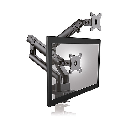 Nosač IcyBox za dva monitora do 32" s montažom na rub stola-17