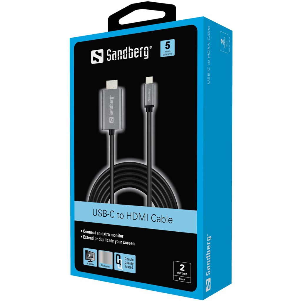 Kabel za adapter s USB-C na HDMI Sandberg 2m-1