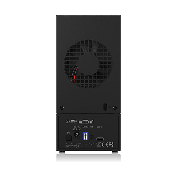 Vanjsko kućište Icybox IB-RD3621-C31 za RAID s 2 diska 2.5" ili 3.5" SATA-10