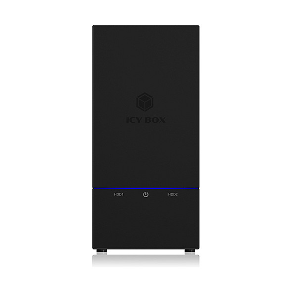 Vanjsko kućište Icybox IB-RD3621-C31 za RAID s 2 diska 2.5" ili 3.5" SATA-12