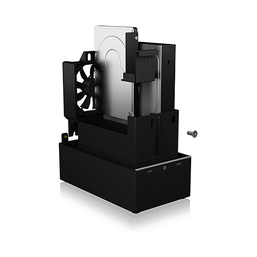 Vanjsko kućište Icybox IB-RD3621-C31 za RAID s 2 diska 2.5" ili 3.5" SATA-13